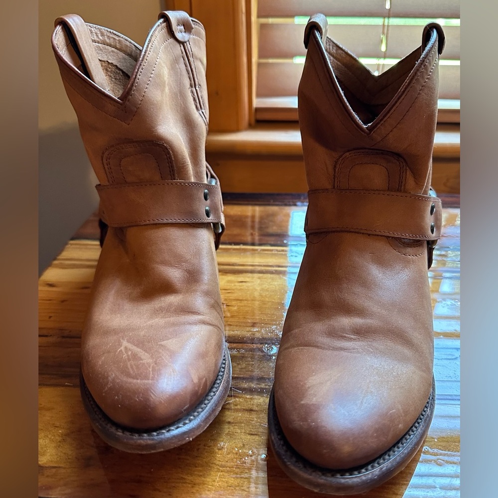 Frye Ankle Harness Booties